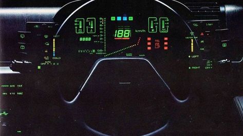 Retro Cyberpunk, Delorean Time Machine, Car Ui, Digital Dashboard, New Retro Wave, Head Up Display, Mitsubishi Eclipse, Retro Waves, Dashboard Design