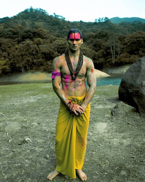 Indian Men Fashion, Beach Sarong, Indian Man, Cover Story, Men's Wear, Looks Style, Sarong, Male Beauty, Men's Style