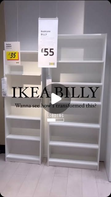 Kirsty Griffiths 🐓🇬🇧 on Instagram: "IKEA Billy Bookcase hack 🤍
•
It’s my No.1 favourite IKEA hack. Out of all the hacks I’ve done this is my favourite ❤️ 
•
Comment BILLY - and I will DM you my easy to follow STEP-BY-STEP Guide 🤍 Direct to your DM’s 
•
It could be because I get to look at it every day ? 
•
I new I wanted some sort of display shelving either side of my fireplace 🔥 but, I could not afford a skilled carpenter to build it for me. iKEA to the rescue 🛟 
•
I actually bought one of the billy bookcases from a lady round the corner for £10! I built this in January 2023 for £197 
•
#ikea #ikeabilly #ikeahack #reels #trending #trendingreels #ikeahacks #billy #billybookcase #ikeahome" Ikea Hacks For Retail Store, Ikea Regal Hack, Billy Ikea Living Room, Ikea Bookcase Hack, Ikea Billy Hack, Bookcase Hack, Billy Bookcases, Billy Bookcase Hack, Ikea Billy Bookcase Hack