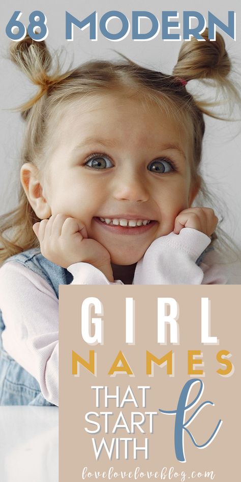 Looking for girl names that start with K? You’ll love these modern names real moms are using from Kaezlee to Kysa! Baby Names With K, K Names For Girls, K Names For A Girl, K Baby Girl Names, K Baby Names, K Girl Names, Modern Girl Names, S Baby Girl Names