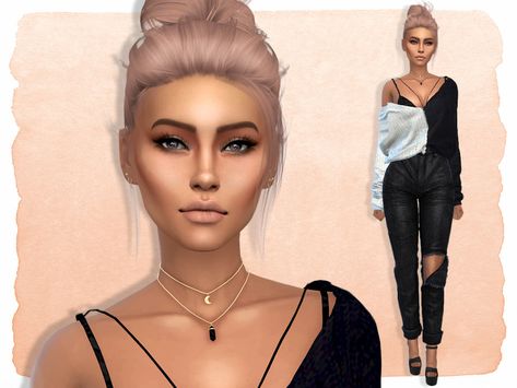 https://www.thesimsresource.com/downloads/details/category/sims4-sims-female-youngadult/title/annie-hamilton/id/1525752/#.YBsfzjiE1Wo.pinterest Annie Hamilton, Sims People, Sketches Face, Realistic Sims, Hayley Bieber, Sims 4 Sims, Sims 4 Cc Download, The Sims 4 Skin, Sims 4 Characters