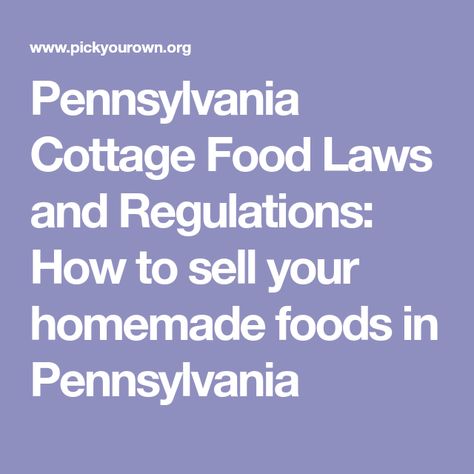 Pennsylvania Cottage Food Laws and Regulations: How to sell your homemade foods in Pennsylvania North Carolina Cottage, Cottage Food, Home Bakery Business, Homemade Foods, Home Bakery, Bakery Business, Mom Stuff, Apple Butter, Be Safe