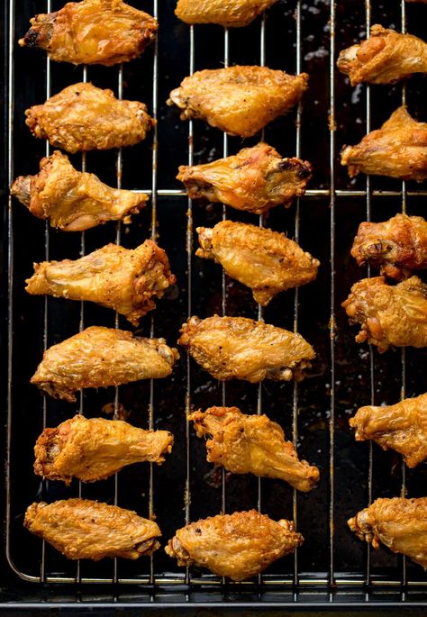 Over Fried Chicken Wings, How To Make Crispy Wings In The Oven, Hot Teriyaki Wing Sauce, Crispy Baked Bbq Chicken Wings, Crispy Baked Wings Oven Fried, How To Bake Wings In The Oven, Making Chicken Wings, How To Cook Wings In The Oven, Best Wings Recipe Crispy