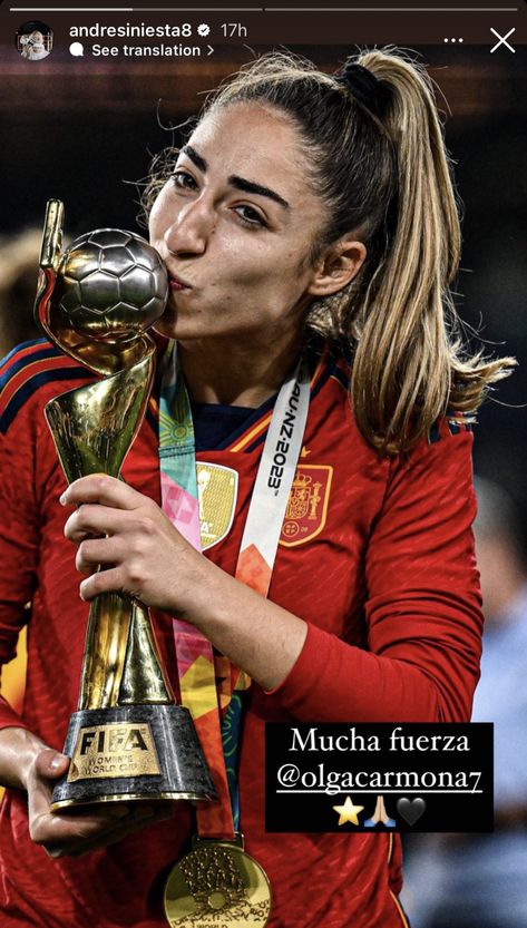 FOX Soccer on X Olga Carmona, Fifa 1, Female Soccer, World Cup Trophy, Megan Rapinoe, Fifa Women's World Cup, World Cup Final, National Football Teams, Women's World Cup