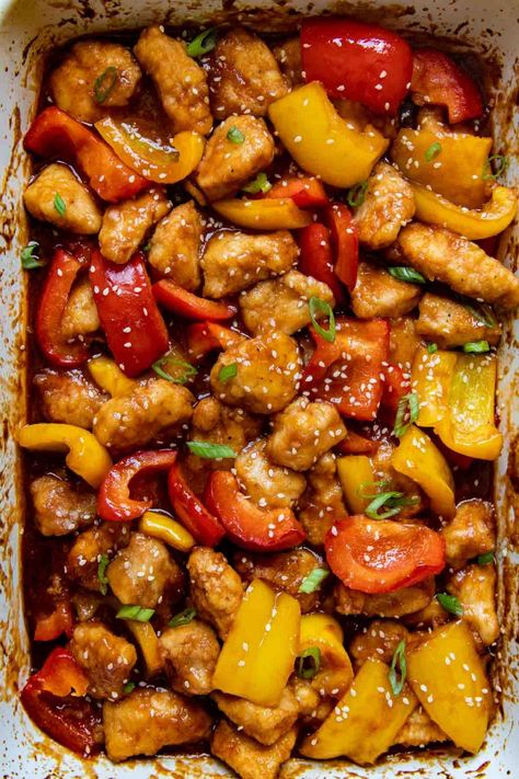 Baked Sweet And Sour Chicken Recipe, Chicken Gluten Free, Sweet And Sour Chicken Recipe, Sour Chicken Recipe, Sweet Sour Sauce, Gluten Free Recipes For Kids, Honey Soy Chicken, Gluten Free Chicken Recipes, Gluten Free Meal Plan