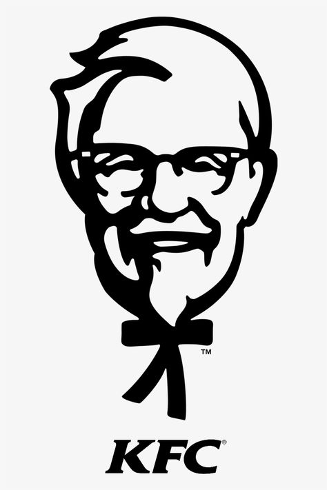 Kfc Drawing, Kfc Logo, Kfc Delivery, Stencil Street Art, Book Illustration Layout, Kentucky Fried Chicken, Chicken Logo, Chicken Illustration, Cricut Decals