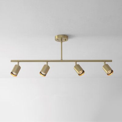 With an ever-evolving look, modern glam has become a gorgeous mix of styles and aesthetics. Closely resembling contemporary design, this popular style is expertly showcased with the Globe Electric 35" 4-Light Adjustable Height Track Lighting Bar. Blending minimalism and function in a distinctly of-the-moment look, this track light illuminates a larger space with ease while bringing a stylish element to the room without taking over. The adjustable height allows you to choose the ideal look for yo Track Lighting Kitchen, Track Lighting Kits, Beach Place, Bella Hair, Track Light, Electric Company, Bathroom Refresh, Modern Glam, Curtain Accessories