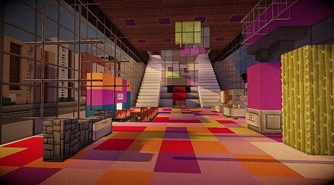 Odd Art Gallery Minecraft Project Art Gallery Minecraft, Minecraft Painting In Game, Minecraft Wandering Trader Art, Minecraft Art Gallery, Minecraft Museum Exhibits, Frog Exhibit Minecraft, Minecraft Music, Minecraft Interior, Minecraft Interior Design