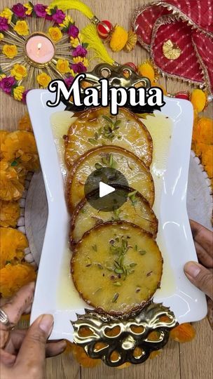 82K views · 4K reactions | MALPUA❤️ Quick & Easy recipe for HOLI   Ingredients  1 cup Maida 1/4th cup Sooji 1/2 cup milk powder  Ilaichi powder  Milk as required   1 cup sugar  1/2 cup water Ilaichi powder Kesar  #malpua #malpuarecipehindi  #holispecial #recipeoftheday #RajasthanExpress #MameKhan | GARIMA BHARGAVA | FOOD & TRAVEL | Mame Khan · Rajasthan Express Malpua Recipe How To Make, Maida Recipes, Malpua Recipe, Powder Milk, Holi Special, Milk Powder, Food Travel, Powdered Milk, Recipe Of The Day