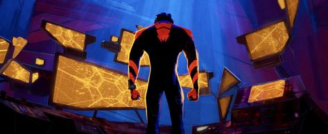 Miguel O'hara Phone Theme, Spiderman 2099, Miguel Ohara, Spider Man Across The Spider Verse, Miguel O Hara, Galaxy Book, Across The Spider Verse, Husband Material, Movie Shots