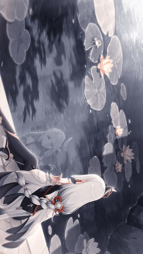 Genshin Impact Shenhe Wallpaper, Shenhe Genshin Wallpaper, Liyue Scenery, Shenhe Aesthetic, Genshin Impact Shenhe, Genshin Impact Wallpaper, Scenery Pictures, Animated Icons, Anime Scenery Wallpaper