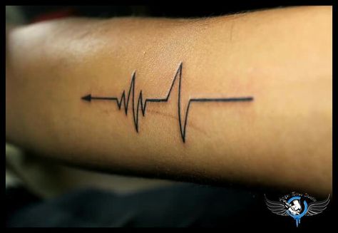 Arrow heart life line heart beat tattoo design… Life Line Tattoo Heart, Life Line Tattoo With Name, Heart Beat Tattoo With Name, Life Line Heartbeat, Life Line Tattoo, Tattoos Heartbeat, Heart Line Tattoo, Heart Rate Tattoo, Heartbeat Tattoo With Name