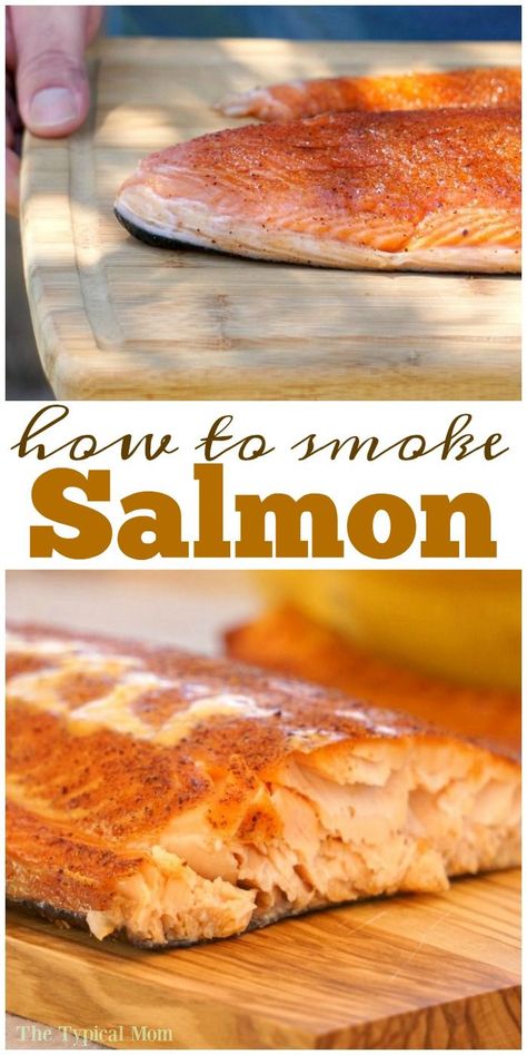 How to smoke salmon at home! This smoked salmon recipe is the best one you will ever try, even our kids gobble it up when it's done! #smoked #smoke #fish #salmon via @thetypicalmom Smoked Salmon Recipe, Best Smoked Salmon, Traeger Grill Recipes, Fish Salmon, Smoked Salmon Recipes, Smoker Cooking, Pellet Grill Recipes, Traeger Recipes, Smoked Fish