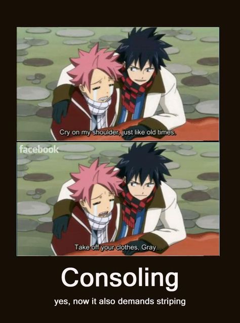 Fairy tail demotivational poster by monochrome-myst on DeviantArt Fairy Tail Meme, Natsu And Gray, Fairy Tail Funny, Fariy Tail, Fairy Tail Love, Fairy Tail Guild, Fairy Tail Couples, Fairy Tail Ships, Love Fairy