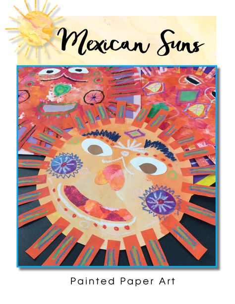 Preschool Mexican Crafts, Hispanic Heritage Month Elementary Art, Hispanic Art Projects, Mexican Art Projects For Kids, Hispanic Heritage Month Art For Kids, Hispanic Heritage Month Art Lessons, Hispanic Heritage Art Projects, Hispanic Heritage Month Kindergarten, Hispanic Heritage Month Crafts Preschool