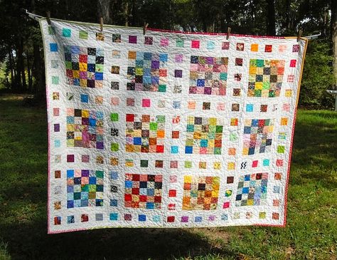 Confessions of a Fabric Addict: Make-A-List Monday - I'm B-a-a-a-a-c-k! Film At Five Quilt Pattern, Monday Post, Scrappy Quilts, Lists To Make, Scrap Quilts, Quilt Making, Quilt Pattern, Quilt Patterns, Photo Wall