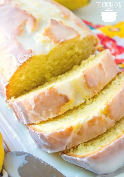 Starbucks Lemon Loaf, Lemon Loaf Recipe, Gingerbread Cake Recipe, Starbucks Lemon, Pane Dolce, Lemon Loaf, Country Cook, Torte Cupcake, The Country Cook