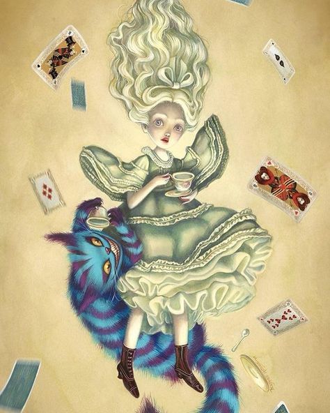 Benjamin Lacombe, Disney Nursery, Dark Arts, Contemporary Illustration, Lowbrow Art, Adventures In Wonderland, Pop Surrealism, Art Icon, Surreal Art