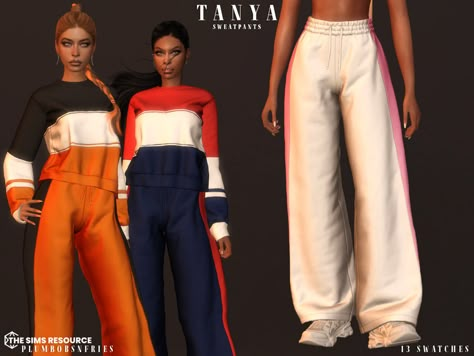 Sims 4 Resource Clothes, Sims 4 Female Pants, Sims 4 Sweatpants, Sims 4 Cc Sweatpants, Sims 4 Cc Sweatshirt, The Sims Resource Clothing, Sims 4 Women Clothing Cc, Sims 4 The Sims Resource, Ts4 Clothes