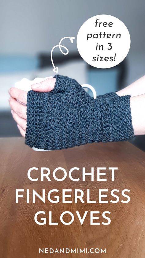 Crocheted Gloves Fingerless, Cute Fingerless Gloves Crochet Free Pattern, Easy Crochet Fingerless Gloves Pattern, Crochet Fingerless Gloves Free Pattern Dk Yarn, Easy Crochet Fingerless Gloves Free, Fingerless Mitts Crochet Pattern Free, How To Crochet Fingerless Gloves For Beginners, Mens Fingerless Gloves Crochet Free Pattern, Crochet Fingerless Mittens Free Pattern