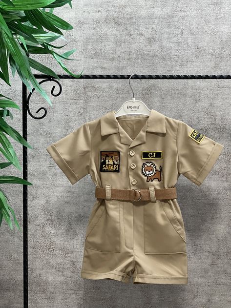 Safari Theme Family Outfit, Toddler Safari Outfit, Safari Birthday Party Outfit, Safari Baby Outfit, Baby Safari Outfit, Safari Explorer, Safari Birthday Party Decorations, Safari Costume, Safari Outfit