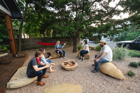 This East Austin Couple Recreated West Texas in Their Front Yard - Austin Monthly Magazine Austin Landscape Ideas, Austin Tx Landscaping, Austin Texas Backyard Ideas, Texas Backyard Ideas, Austin Texas Landscaping, Central Texas Landscaping, Austin Landscaping, Austin Backyard, West Texas Landscape