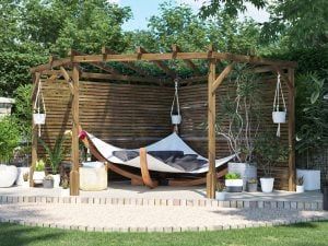 You searched for Corner pergola | Dunster House Pergola Designs Attached To House, Pergola Ideas Backyard, Decking Pergola, Pergolas Ideas, Corner Gazebo, Pergola Lights, Pergola Construction, House Pergola, Pergola Porch