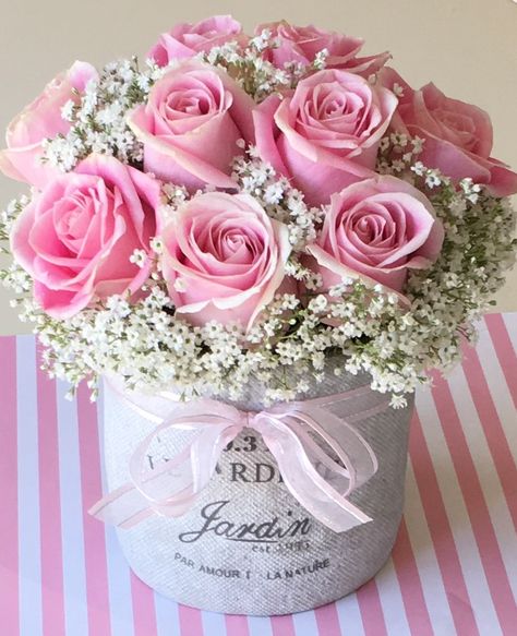 Birthday Flowers Arrangements, Pink Flower Arrangements, Săpunuri Handmade, Rosen Box, Rose Flower Arrangements, Flower Box Gift, Flowers Bouquet Gift, Flowers Arrangements, Rose Arrangements