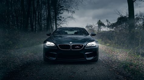 1366x768 Wallpaper bmw m6, dark knight, black, forest, fog, front bumper Hd Wallpapers Of Cars, Bmw Iphone Wallpaper, Bmw M6 Coupe, Black Car Wallpaper, 1366x768 Wallpaper, 1366x768 Wallpaper Hd, Bmw Black, Ac Schnitzer, Bmw Sport