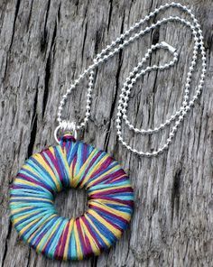 Washer Crafts, Washer Jewelry, Hardware Jewelry, Camping Crafts, Cool Ideas, Upcycled Jewelry, A Necklace, Diy Schmuck, Bijoux Diy