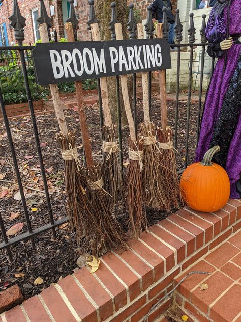 Halloween Witch House Decor, Hocus Pocus Halloween Decor Diy, Hocus Pocus Halloween Decor Outdoor, Hocus Pocus Yard Decorations, Witches Lair Halloween Decor, Luxury Fall Decor, Easy Diy Halloween Decorations Outdoor, Hocus Pocus Halloween Decorations, Hocus Pocus Halloween Decor