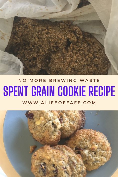 Spent Grain Bread, Spent Grain Recipes, All Grain Brewing, Spent Grain, Tasty Cookies, Chocolate Cranberry, Grain Recipes, Homebrew Recipes, Make Cookies