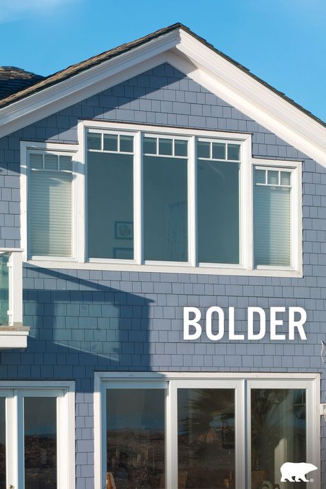 BEHR ULTRA® Exterior Paint offers long-lasting protection from the elements, to keep your home looking its best for years to come. 

🎨: Adirondack Blue N480-5 Adirondack Blue, House Rehab, Behr Ultra, Behr Colors, Behr Paint Colors, Blue Exterior, Behr Paint, House Exteriors, Paint Primer