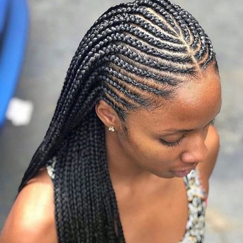 Fishbone Braid, Lemonade Braids, Feed In Braids Hairstyles, African Hair Braiding Styles, Braided Cornrow Hairstyles, Braids Hairstyles Pictures, Protective Hairstyles Braids, Hair Twist Styles, Cool Braid Hairstyles