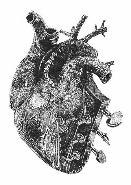 #heart #guitar #art #drawing #dotwork Teardrops On My Guitar Tattoo, Heart Guitar Drawing, Guitar Art Drawing, Heart Art Drawing Dark, Atomically Correct Heart Drawing, Heart Shape Guitar, Gcse Music, Heart Guitar, Guitar Drawing