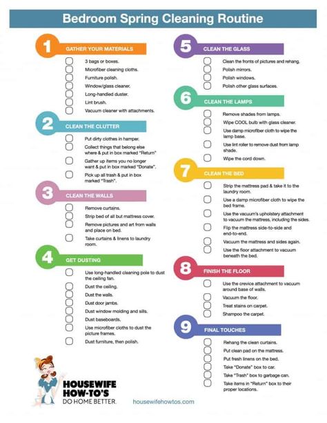 Deep Cleaning Bedroom Checklist, Deep Cleaning Bedroom, Bedroom Spring Cleaning, Cleaning Checklist Bedroom, Spring Cleaning Bedroom, Bedroom Cleaning Checklist, Cleaning Bedroom, Kitchen Cleaning Checklist, Bedroom Spring