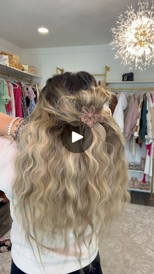 100K views · 12K reactions | Share this Easy Half Up Hairstyle✨
For Summer ☀️🏝️🌊
Locks by @shellysassaman_hairstylist

Comment “FLOWER” & I’ll send you the link for the 🌼🌸 Hair Clips! Come in a set of 6 for under $10!

#hairstyle #hairtutorial #summerstyle #summerhair #easyhairstyles #clawclip #clawcliphairstyle #style #hairtutorialvideo #hairstyleideas #hairtip #hairtrends

Hair hack, hair tip, hair trick, hairstyle, hair tutorial, easy hair, hair video, how to video, hairstyle idea, hairstyle inspo, summer hair style, summer hair look, easy summer hair | With Love From Kimberly | Lucky Socks · Belong Together (Sped Up) Easy Hairstyles With Flower Clip, Casual Half Up Half Down Hair Tutorial, How To Put Your Hair Half Up In A Clip, Half Up Do Video, Summer Hairstyles Flower Clip, Easy Care Hairstyles, Easy Hair Updos, Hair Videos Tutorials, Easy Summer