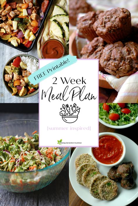 Nourishing 2 Week Meal Plan {Summer Inspired Part 2} - Raising Generation Nourished Cranberry Soda, Wapf Recipes, 2 Week Meal Plan, Metabolic Eating, Summer Meal Plan, Pro Metabolic, Real Food Meal Plan, Nourishing Meals, Nourishing Traditions