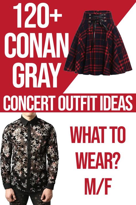 Going to a Conan Gray concert and don't know what to wear? We've collected over 90+ outfit ideas for both men and women, so you can rock the perfect look! Conan Gray Concert Outfit, Conan Gray Concert, Concerts Outfits, Don't Know What To Wear, Concert Outfit Ideas, M F, Conan Gray, Concert Outfit, What To Wear