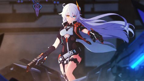 Honkai Kiana, Walpurgis Night, Anime White, Kiana Kaslana, City Ideas, Inspo Art, Chara Design, Honkai Impact 3rd, Honkai Impact