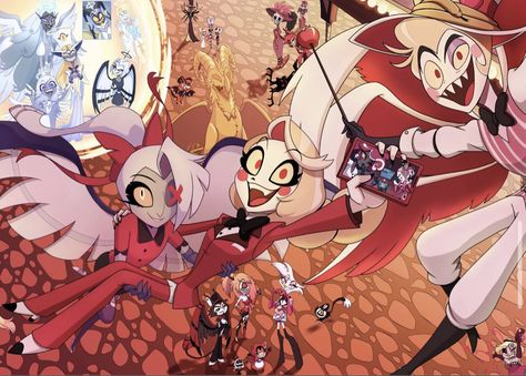 Hazbin Hotel Charlie, H Hotel, Monster Hotel, Taking Selfies, Vivziepop Hazbin Hotel, Sendai, Morning Star, Hotel Art, Inspirational Images