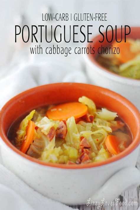 Cabbage Chorizo Recipes, Portuguese Cabbage Soup Recipes, Chorizo Cabbage Recipes, Portuguese Cabbage Soup, Portuguese Soup Recipes, Iberian Recipes, Recipe With Cabbage, Portuguese Soup, Portuguese Dishes