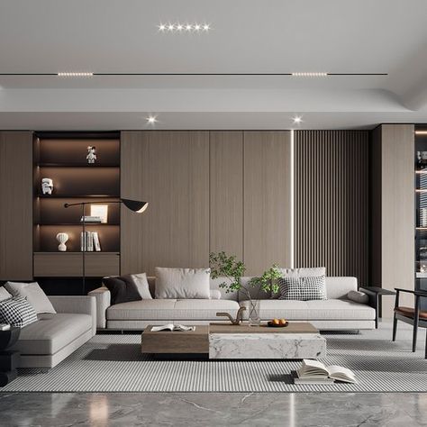 Modern living room Living Area Modern Design, Modern Living Room Interior, Lounge Space, Condo Design, Marble Texture, Decor Home Living Room, Shiraz, Residential Interior, Interior Design Styles