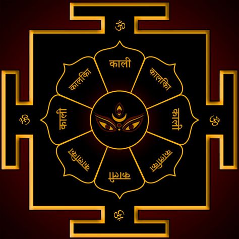 Devi Kali, Goddess Of Time, Hindu Spirituality, Kali Yantra, Kali Mantra, Love Wallpapers, Hindu Tattoo, Kali Maa, Hindu Quotes