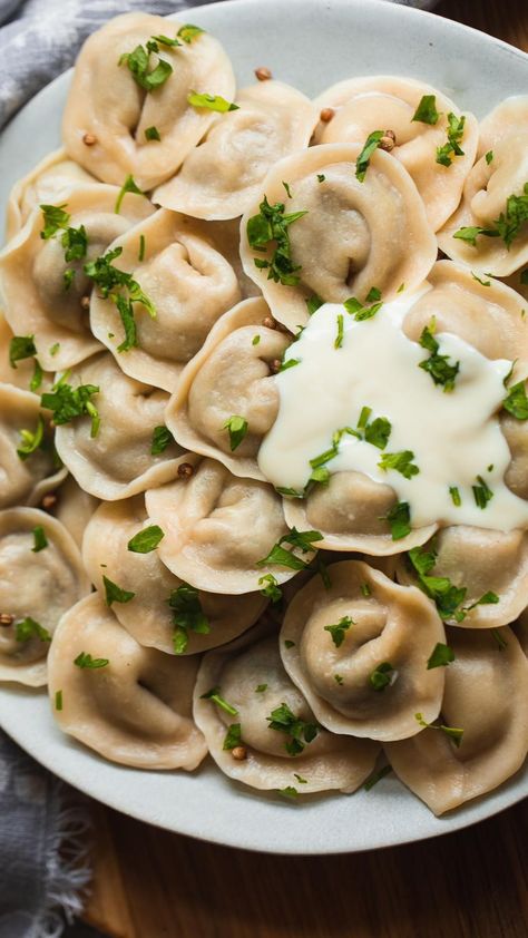 Boiled Dumplings, Diy Pasta, Vegan Options, Eastern Europe, Dumplings, Have You Ever, Chef, Pasta, Drinks