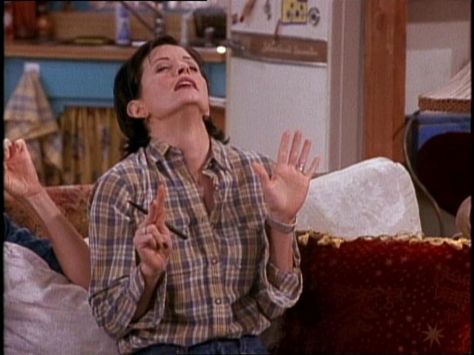 What Were Monica Geller's 7 Erogenous Zones on 'Friends'? Let's Take a Look — VIDEO Couple Tumblr, Monica Friends, Seven Seven, Friend Jokes, Friends Scenes, Friends Moments, Monica Geller, Great Tv Shows, Friends Tv Show