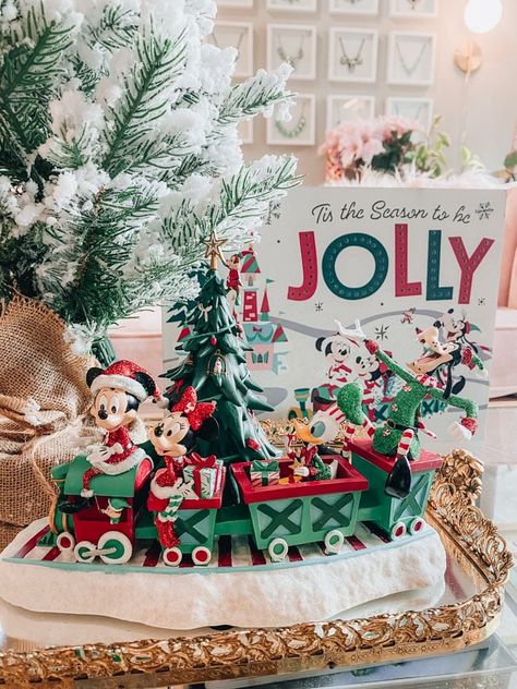 Sharing how we decorated for the holidays with Mickey and Minnie Mouse and @shopDisney! #ad @shopstyle Disney Christmas Living Room, Disney Christmas Decor, Disney Christmas Diy, Disney Christmas Crafts, Countdown Until Christmas, Christmas Goals, Christmas Merch, Fashion Christmas Tree, Disney Christmas Decorations