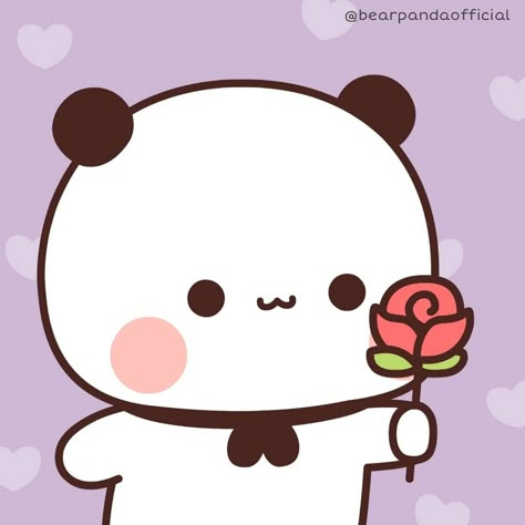 Dudu Bubu, Bubu And Dudu, Ava Couple, Bear Panda, Bubu Dudu, Pretty Rose, Pp Couple, Mocha Brown, Panda Bear