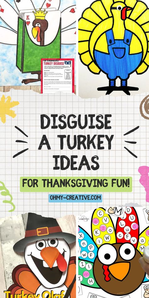 Thanksgiving is a time for family, gratitude, and a bit of creativity! One delightful tradition growing in popularity is the Disguise A Turkey project. This activity usually involves decorating a turkey illustration to make it look like anything but a turkey perhaps a snake, a fairy or even your favorite hero! Kids especially love getting involved, using their imaginations to come up with unique ways to hide their turkey in plain sight so well that it escapes! #DisguiseATurkey #ThanksgivingIdeas Disguise A Turkey Ideas, Disguise A Turkey Project, Turkey Illustration, Disguise A Turkey, Family Gratitude, Turkey Ideas, Turkey Project, Ideas For Thanksgiving, Thanksgiving Turkey Craft