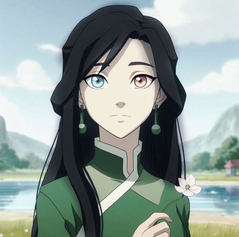 #fanfiction Atla Oc Female, Avatar The Last Airbender Oc Girl, Long Hair Anime Character, Avatar Character Art, Tlok Oc, Earth Bender Oc, Avatar The Last Airbender Oc, Atla Oc, Avatar Ocs